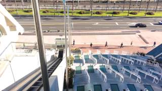 Otis Inclined Elevator at San Diego Convention Center [upl. by Atiuqad]