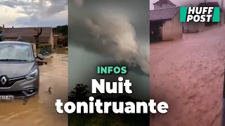 Les images des dégâts dans le centreest après des orages « terribles » [upl. by Alyn]