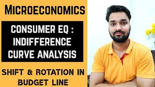 Shift amp Rotation in Budget Line  Indifference Curve Analysis Part6 Microeconomics By Tarun Sir [upl. by Eemak84]