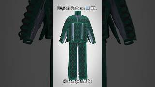 Garment in Clo3D vs Real Life shorts patternmaking digitalfashion 3d diyfashion [upl. by Horowitz84]