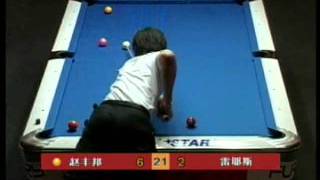 Chao FongPang 趙豐邦 vs Efren Reyes Rack 0710 [upl. by Ephram]