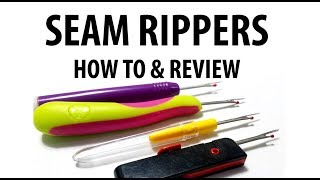 How to Use a Seam Ripper Review amp Tutorial [upl. by Ailaro]