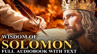 WISDOM OF SOLOMON 🌟 The Missing Book Of Solomon  Full Audiobook With Text KJV [upl. by Giselle]