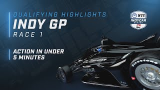 Qualifying Highlights  2023 GMR Grand Prix at Indianapolis Motor Speedway Road Course  INDYCAR [upl. by Carnahan432]