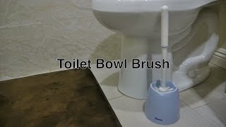 Best Toilet Brush Bowl Cleaner amp Holder Set For Cleaning w Homemade  Natural to Lysol or Clorox [upl. by Aciruam163]