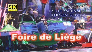 Vivez leffervescence de la foire de Liège   Beleef de sensatie van de kermis in Luik 2024 [upl. by Tnecnev210]