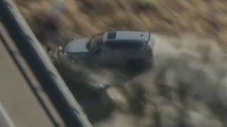 Police chase allegedly stolen car through Southern California [upl. by Sakul63]