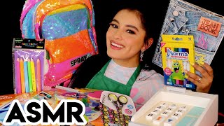 😴 TIENDA NOCTURNA de 📎 ÚTILES ESCOLARES‼️ I 📚 ASMR VENDEDORA I Ges ASMR [upl. by Esialb]