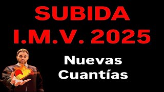 💰CONFIRMADA la SUBIDA en 2025 del INGRESO MÍNIMO VITAL💰 y SUS NUEVAS CUANTÍAS IMV💰 [upl. by Soma508]