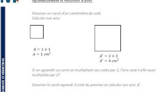 3ème  AGRANDISSEMENTS REDUCTIONS  Agrandissements et réductions daires [upl. by Melentha400]