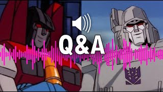 Starscream amp Megatron QampA Highlight  Audio Only [upl. by Oicneconi114]