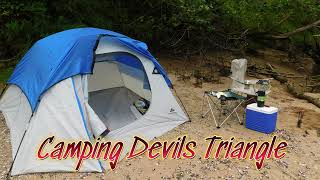 Must Watch Top Water Bite Camping quotDevils Trianglequot for Bass amp Striper Roanoke river Weldon NC [upl. by Ettennaj423]