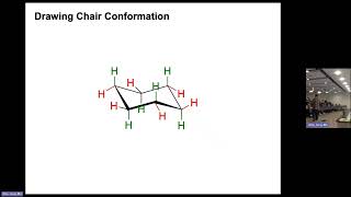 Organic Chemistry 1  Drawing chair conformation of cyclohexane [upl. by Neirod]