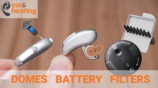 How to change Phonak Domes Filters and Batteries CeruStopCeruShield  Ear and Hearing [upl. by Nauqed]