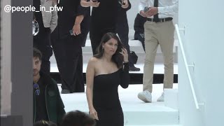 Laetitia Casta  Courrèges SS25 fashion show in Paris  25092024 [upl. by Nimra]