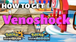 HOW TO GET TM Venoshock in Pokemon Ultra Sun and Moon [upl. by Azenav]