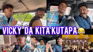 Yeh To Hona Hi Tha👋😂Vicky Da Kutapa👊Shoot Te Khapp Masti😆Funny Vlog😅SajanJagpalpuriaJaagran❤️🙏 [upl. by Rozella]