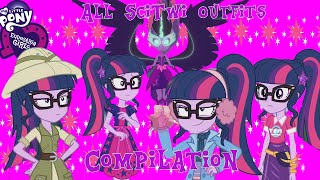 All Scitwi OutfitsEquestria Girls Series [upl. by Doomham]