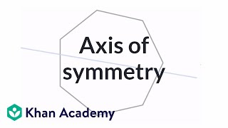 Axis of symmetry  Transformations  Geometry  Khan Academy [upl. by Sadirah]