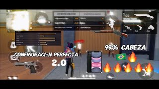 LA MEJOR SENSIBILIDAD PARA IPHONE EN PVPFREE FIRE [upl. by Astera768]