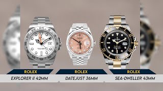 Trying to buy three Watches Rolex Datejust 36mm Explorer II 42mm and SeaDweller 43mm Lets go [upl. by Suirad595]