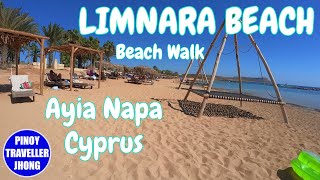 Limnara Beach  Kermia Beach  Ayia Napa Cyprus [upl. by Eiramassenav]