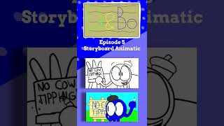 Ed and Bo Episode 5 Storyboard Animatic Side By Side animation KazukiToons shorts storyboards [upl. by Oicirbaf]