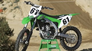 First Ride 2018 Kawasaki KX450F  Motocross Action Magazine [upl. by Frederica]