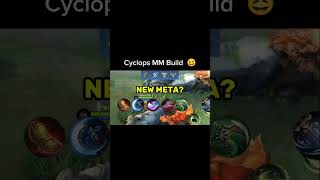 Cyclops mm build mobilelegends [upl. by Hammer]