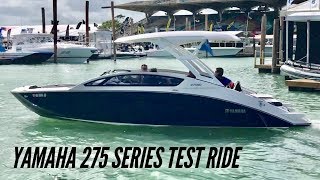 The NEW 2019 Yamaha 275 Series Jet Boat Test Ride  Yamaha Boats for sale near Chicago [upl. by Burack]