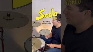 Soda Stereo  Te Para 3 sodastereo cerati drumcover shorts [upl. by Carey]