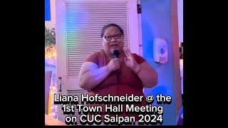 Liana Hofschneider on CUC Saipan 2024 [upl. by Surdna725]