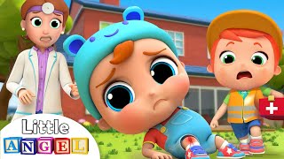 Ouch I Got A Boo Boo  Little Angel Safety Kids Songs with Nursery Rhymes [upl. by Sucerdor193]