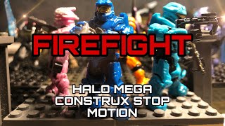 Firefight Halo Mega Construx Stop Motion [upl. by Averil501]