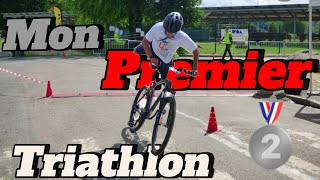 La course la plus dure de ma vie 🤯   Mon premier triathlon 🏊🚴‍♂️🏃‍♂️🔥 [upl. by Fira]