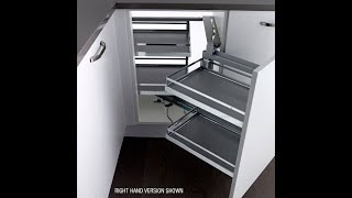 How to fit a Kessebohmer Magic Corner Storage Solution [upl. by Doowle]