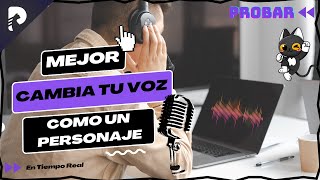 MEJOR Cambiador de Voz Con Efectos  Modular Voz Como Un Personaje [upl. by Grimbald]