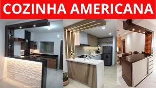 20 IDEIAS DE COZINHA AMERICANA COM BALCÃO 2024  Modelos de Cozinha Americana com ilha [upl. by Abercromby830]