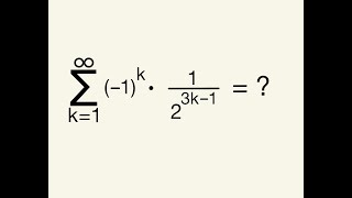 Reihe geometrisch unendlich alternierend Wert berechnen Konvergenz konvergent unendliche Reihe [upl. by Lhadnek]