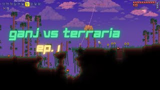 Ganj Vs Terraria Ep 1  A Dank Foundation [upl. by Retxed]