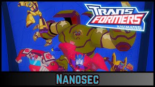 Transformers Animated  Nanosec S1E8 [upl. by Adieren868]