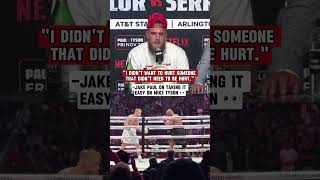 Jake Paul admits to holding back against Tyson 😳 via MostValuablePromotions Netflix [upl. by Pelligrini]