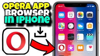 Opera mini ai app in iPhone  opera ai browser new features on iPhone  opera mini app in iPhone [upl. by Still]