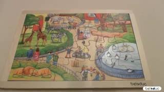 12010 Rahmenpuzzle quotTierparkquot  Frame Puzzle quotZooquot beleduc [upl. by Asusej331]