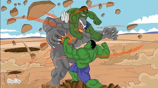 DOOMSDAY vs HULK2008 HULK2003  flipaclip animation [upl. by Park]