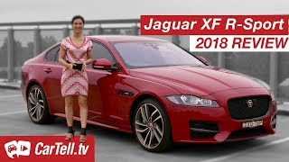 2018 Jaguar XF Review  Australia [upl. by Ahsiym743]