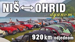 Putovanje CITROEN DYANOM do OHRIDSKOG JEZERA  2CV Macedonia Camping 2024 [upl. by Ylek420]