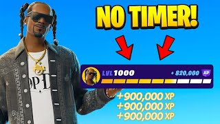 New NO TIMER Fortnite XP GLITCH to Level Up Fast in Chapter 2 Remix 900k XP [upl. by Alleroif]