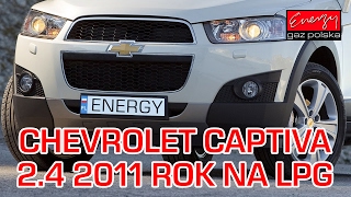 Montaż LPG Chevrolet Captiva z 24 2011r w Energy Gaz Polska na gaz Vialle Ciekły Wtrysk [upl. by Ardnayek]