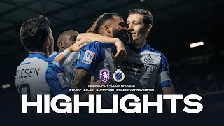 BEERSCHOT  CLUB BRUGGE  CROKY CUP  HIGHLIGHTS  20232024 [upl. by Elrebma]